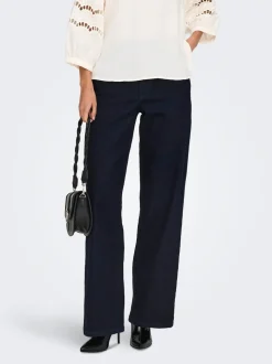 JDYGEGS Hohe Taille Weiter Beinschnitt Jeans