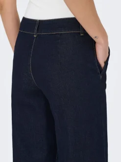 JDYGEGS Hohe Taille Weiter Beinschnitt Jeans