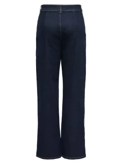 JDYGEGS Hohe Taille Weiter Beinschnitt Jeans