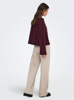 JDYIRIS Normal geschnitten Hose mit weitem Beinschnitt