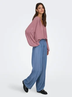 JDYJASPER Weiter Beinschnitt Hose mit weitem Beinschnitt