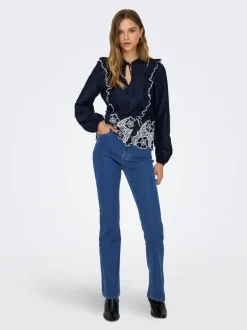 JDYKAREN Mittlere Taille Flared Jeans