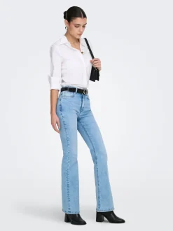 JDYKATHY Hohe Taille Flared Jeans