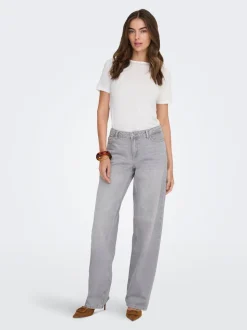 JDYKATIE Niedrige Taille Gerade geschnitten Jeans