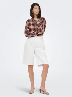 JDYLINA Mittlere Taille Locker geschnitten Bermuda Shorts