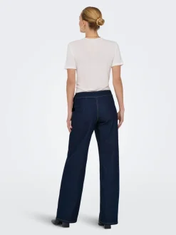 JDYLIZZIE Mittlere Taille Weiter Beinschnitt Jeans