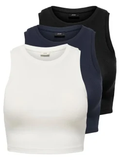 JDYLUCKY 3er-pack Tanktop