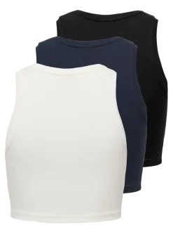 JDYLUCKY 3er-pack Tanktop