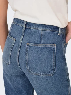 JDYMAYA Hohe Taille Weiter Beinschnitt Jeans