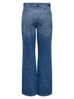 JDYMAYA Hohe Taille Weiter Beinschnitt Jeans