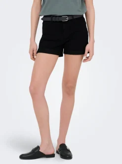 JDYMOON Mittlere Taille Normal geschnitten Jeans-Shorts