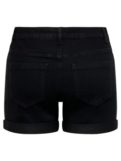JDYMOON Mittlere Taille Normal geschnitten Jeans-Shorts