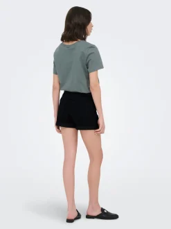JDYMOON Mittlere Taille Normal geschnitten Jeans-Shorts