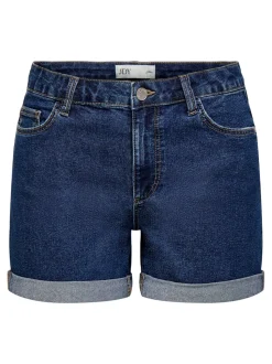JDYMOON Mittlere Taille Normal geschnitten Jeans-Shorts