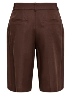 JDYNAOMI Mittlere Taille Locker geschnitten Leinen Bermuda Shorts