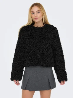 JDYNEO Kunstpelzjacke