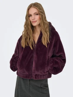 JDYOLA Kunstpelzjacke