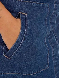 JDYOLIVIA Denim Jeansrock Langer Rock