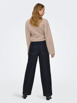 JDYRICKY Mittlere Taille Weiter Beinschnitt Jeans