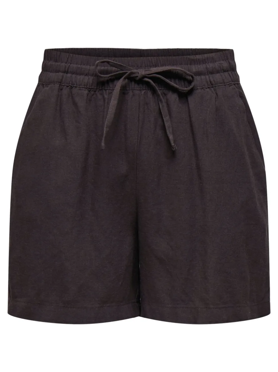 JDYSAY Hohe Taille Normal geschnitten Leinen Shorts