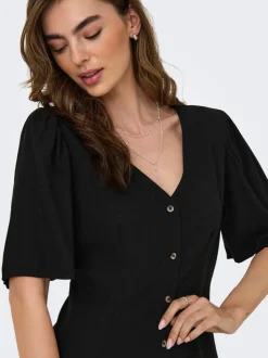 JDYSAY Leinen Kurzes Kleid