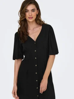 JDYSAY Leinen Kurzes Kleid