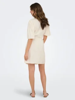 JDYSAY Leinen Kurzes Kleid