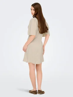 JDYSAY Leinen Kurzes Kleid