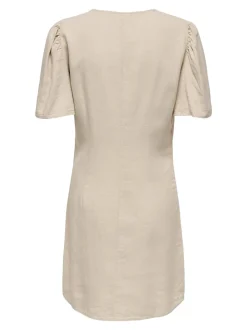 JDYSAY Leinen Kurzes Kleid