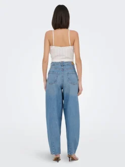 JDYSUSIE Mittlere Taille Barrel Fit Jeans