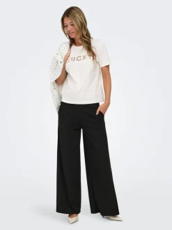 JDYTANJA Flared Hose mit weitem Beinschnitt