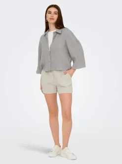 JDYTHEIS Mittlere Taille Normal geschnitten Paperbag Shorts