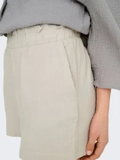 JDYTHEIS Mittlere Taille Normal geschnitten Paperbag Shorts