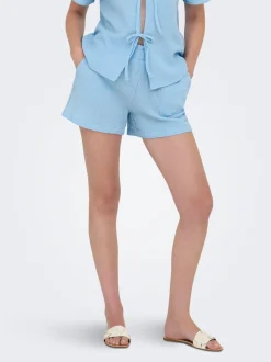 JDYTHEIS Mittlere Taille Normal geschnitten Paperbag Shorts