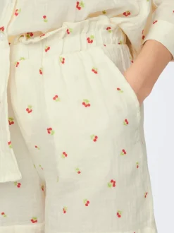 JDYTHEIS Mittlere Taille Normal geschnitten Paperbag Shorts