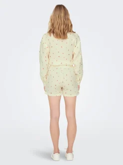JDYTHEIS Mittlere Taille Normal geschnitten Paperbag Shorts