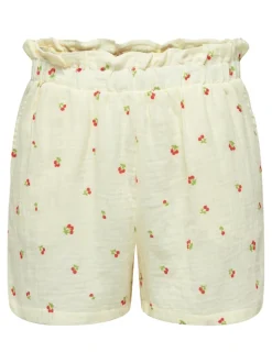 JDYTHEIS Mittlere Taille Normal geschnitten Paperbag Shorts