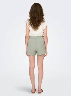 JDYTHEIS Mittlere Taille Normal geschnitten Paperbag Shorts