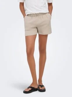 JDYTHEIS Mittlere Taille Normal geschnitten Paperbag Shorts