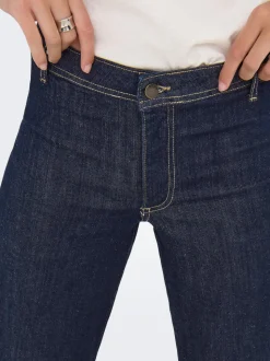 JDYVANESSA Mittlere Taille Weiter Beinschnitt Jeans