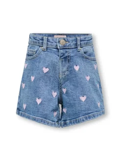 KMGJUICY Mittlere Taille Normal geschnitten Jeans-Shorts