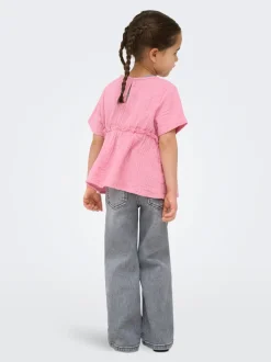 KMGJUICY Mittlere Taille Weiter Beinschnitt Jeans