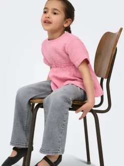 KMGJUICY Mittlere Taille Weiter Beinschnitt Jeans
