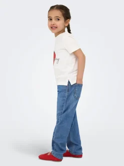 KMGVALENTINE Mittlere Taille Gerade geschnitten Jeans