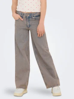 KOGBAXTER Hohe Taille Weiter Beinschnitt Jeans
