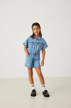 KOGCASTEL Normal geschnitten Jeans-Jumpsuit