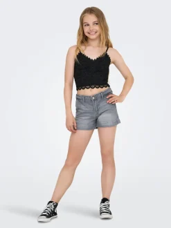 KOGCOMET Weiter Beinschnitt Jeans-Shorts
