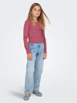 KOGDAD Mittlere Taille Gerade geschnitten Jeans