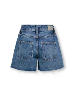 KOGGABI Hohe Taille Normal geschnitten Jeans-Shorts