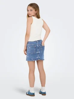 KOGHOXTON Denim Jeansrock Kurzer Rock